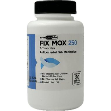 Fix Mox (Amoxicillin) Capsules Fish Antibiotics